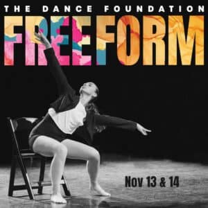 FREEFORM and dancer in chair